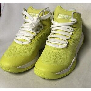 NEW Moolah Neovolt Pro Mid High-Top Basketball Neon Yellow Women's Shoes Size 12